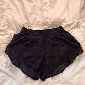 Lululemon black camo shorts
